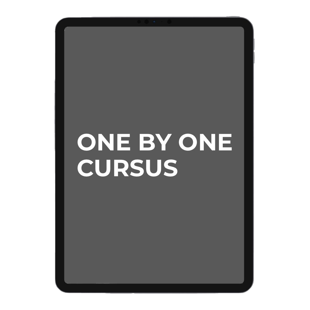 ONE BY ONE CURSUS (ONLINE)