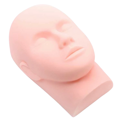 Oefenhoofd lash mannequin van opzij