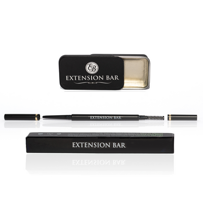 Brow wax en wenkbrauwpotlood met verpakking – brow combi set