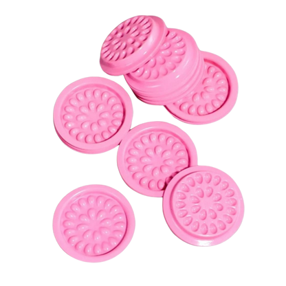 Roze lijmsteentjes 10 stuks voor wimperlijm