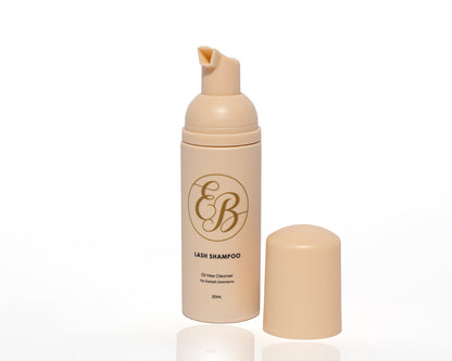 Lash foam wimpershampoo met pompje en dop