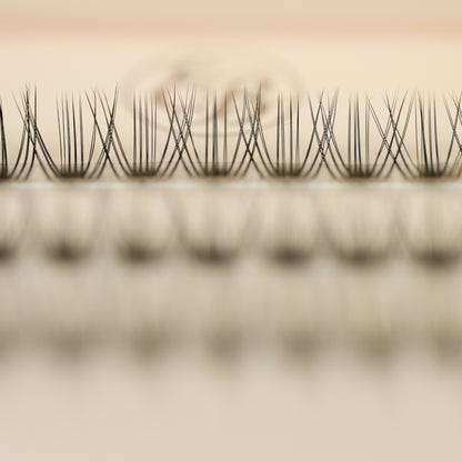 Close-up van M03 lashes cluster lashes