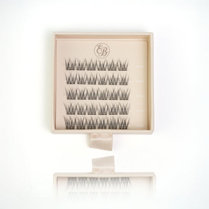 Cluster Lash M12 natural lashes van Extension Bar in doosje
